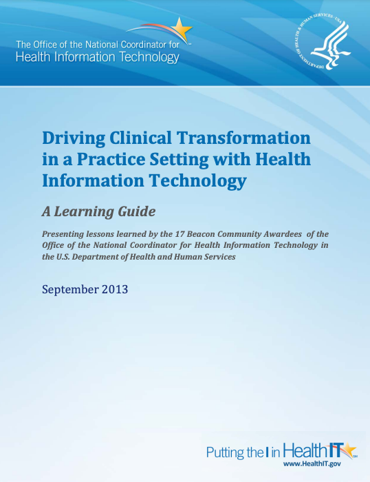 Driving Clinical Transformation in a Practice Setting cover